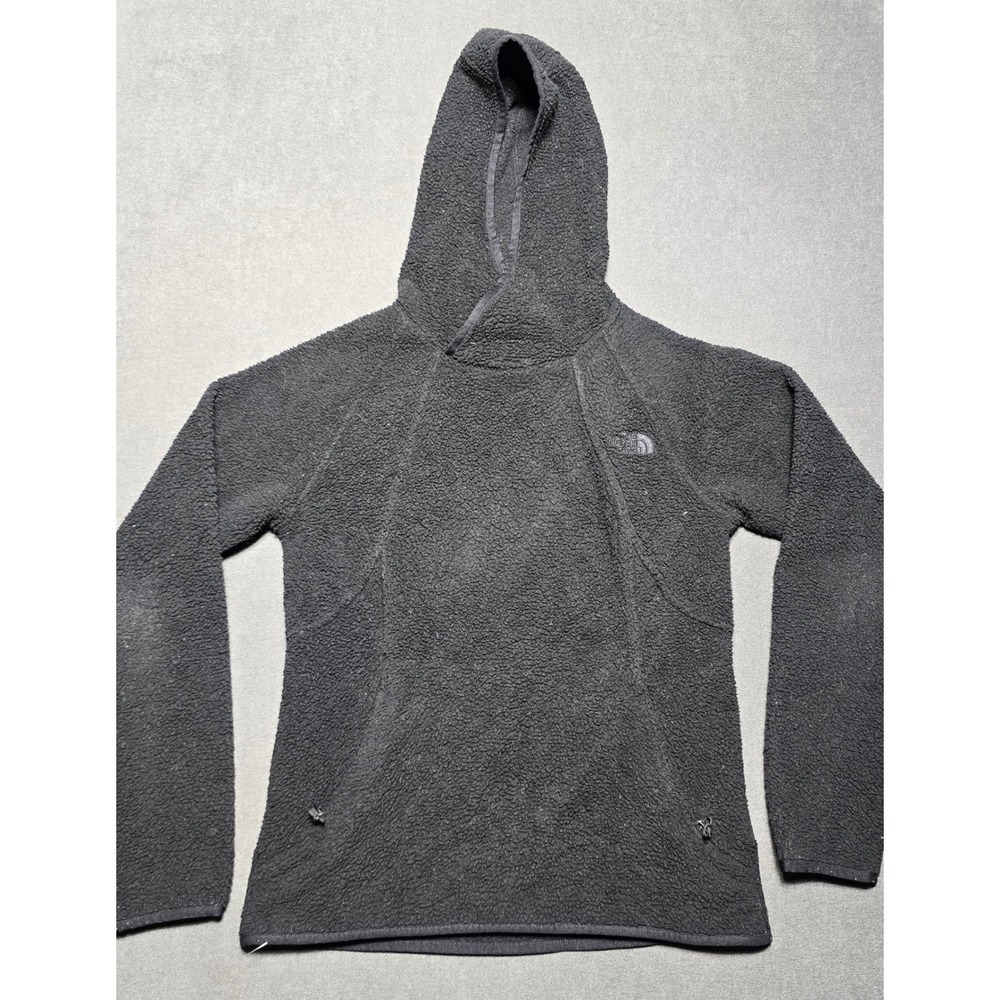 The‎ North Face Womens Fleece Hoodie Pullover Small S Black Cozy